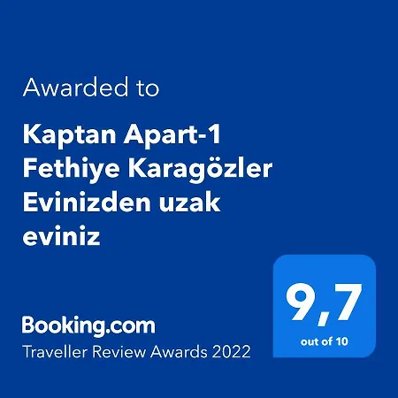 Apartment Kaptan Apart-1 Karagozler Evinizden Uzak Eviniz *